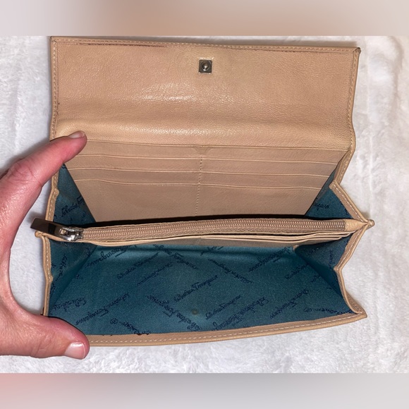 Authentic Salvatore Ferragamo Leather Long Wallet - Picture 9 of 12